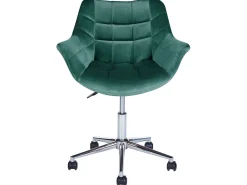 Beliani Tyotuoli Sametti Sinivihrea Labelle Cheap