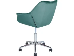 Beliani Tyotuoli Sametti Sinivihrea Labelle Cheap