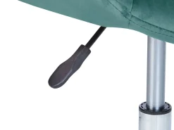 Beliani Tyotuoli Sametti Sinivihrea Labelle Cheap