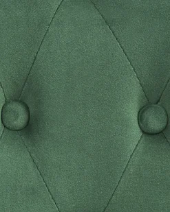 Beliani Tyotuoli Sametti Smaragdinvihrea Parrish Cheap