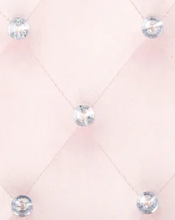 Beliani Tyotuoli Sametti Vaaleanpunainen/Hopea Princess Clearance