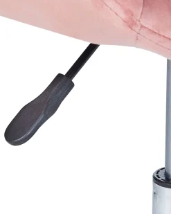 Beliani Tyotuoli Sametti Vaaleanpunainen Labelle Cheap