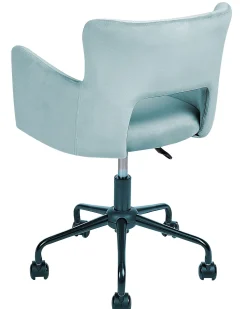 Beliani Tyotuoli Sametti Vaaleansininen Sanilac Cheap