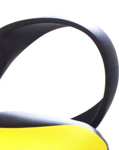 Beliani Tyotuoli Verkkokangas Keltainen Ichair Clearance