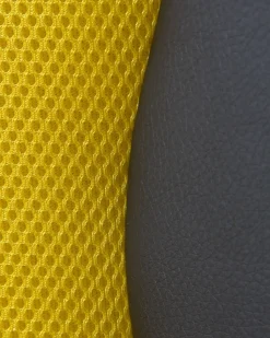 Beliani Tyotuoli Verkkokangas Keltainen Ichair Clearance