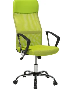 Beliani Tyotuoli Verkkokangas Limenvihrea Design Clearance