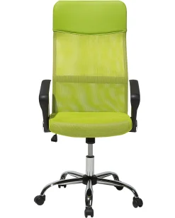 Beliani Tyotuoli Verkkokangas Limenvihrea Design Clearance