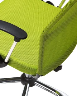 Beliani Tyotuoli Verkkokangas Limenvihrea Design Clearance