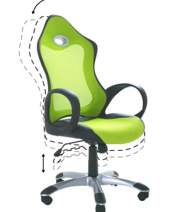 Beliani Tyotuoli Verkkokangas Limenvihrea Ichair Cheap