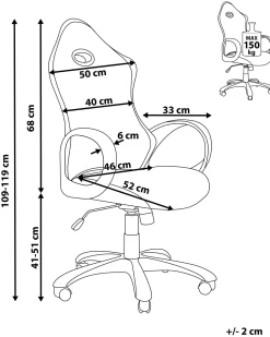Beliani Tyotuoli Verkkokangas Limenvihrea Ichair Cheap