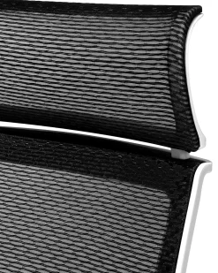 Beliani Tyotuoli Verkkokangas Musta Leader Cheap