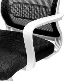 Beliani Tyotuoli Verkkokangas Musta Leader Cheap