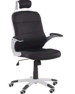 Beliani Tyotuoli Verkkokangas Musta Premier Cheap