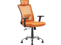 Beliani Tyotuoli Verkkokangas Oranssi Noble Online