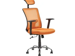 Beliani Tyotuoli Verkkokangas Oranssi Noble Online