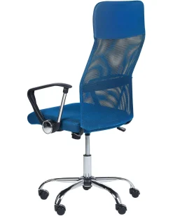 Beliani Tyotuoli Verkkokangas Sininen Design Cheap