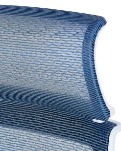 Beliani Tyotuoli Verkkokangas Sininen Leader Hot