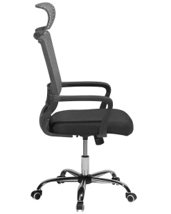 Beliani Tyotuoli Verkkokangas Tummanharmaa Leader Flash Sale