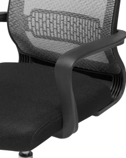 Beliani Tyotuoli Verkkokangas Tummanharmaa Leader Flash Sale