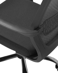 Beliani Tyotuoli Verkkokangas Tummanharmaa Leader Flash Sale