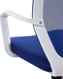 Beliani Tyotuoli Verkkokangas Tummansininen Relief Store