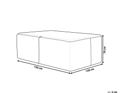 Beliani Ulkokalusteiden Suojapeite 150 X 120 X 70 Cm Chuva Sale