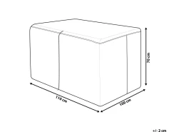 Beliani Ulkokalusteiden Suojapeite 110 X 100 X 70 Cm Chuva New