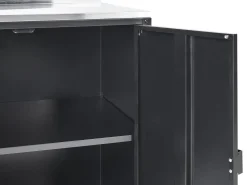 Beliani Ulkokeittion Allaskaappi Teras Musta Vilama Flash Sale