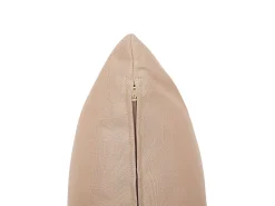 Beliani Ulkokoristetyyny Hiekanruskea 40 X 40 Cm 2 Kpl Palairos Clearance