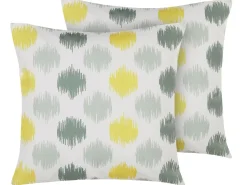 Beliani Ulkokoristetyyny Monivarinen 45 X 45 Cm 2 Kpl Nerola Sale