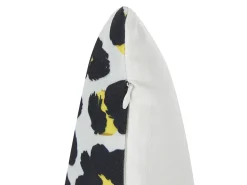 Beliani Ulkokoristetyyny Musta/Valkoinen 45 X 45 Cm 2 Kpl Karditsa Sale