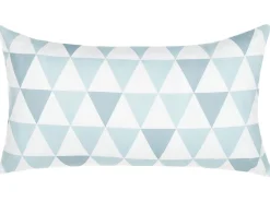 Beliani Ulkokoristetyyny Sininen/Valkoinen 40 X 70 Cm Trifos Cheap