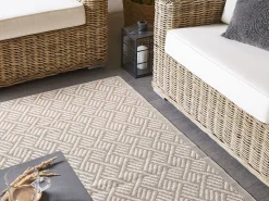 Beliani Ulkomatto Beige 120 X 180 Cm Ajmer Flash Sale