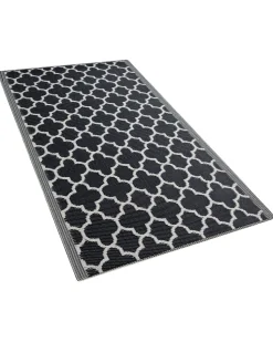 Beliani Ulkomatto Kaksipuolinen Musta 90 X 180 Cm Surat Best