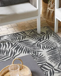 Beliani Ulkomatto Kaksipuolinen Musta 120 X 180 Cm Kota Store