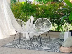 Beliani Ulkomatto Kaksipuolinen Musta 120 X 180 Cm Kota Store