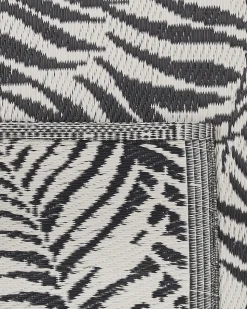 Beliani Ulkomatto Kaksipuolinen Musta 120 X 180 Cm Kota Store