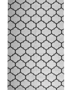 Beliani Ulkomatto Kaksipuolinen Musta/Valkoinen 160 X 230 Cm Aladana Cheap