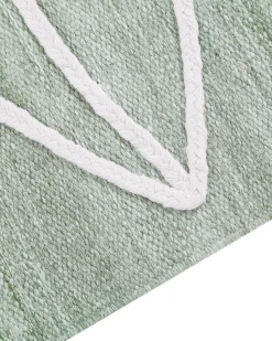 Beliani Ulkomatto Kangas Vaaleanvihrea 140 X 200 Cm Yavu Best