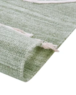 Beliani Ulkomatto Kangas Vaaleanvihrea 140 X 200 Cm Yavu Best