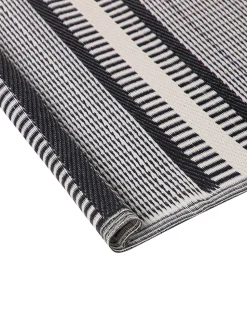 Beliani Ulkomatto Musta/Beige 160 X 230 Cm Mansa Shop