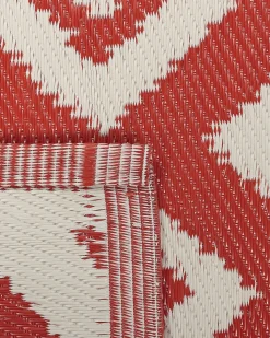 Beliani Ulkomatto Punainen 120 X 180 Cm Dewas Shop