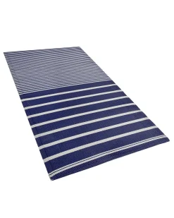 Beliani Ulkomatto Tummansininen 90 X 180 Cm Haldia Clearance