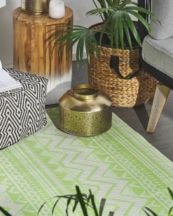 Beliani Ulkomatto Vaaleanvihrea 120 X 180 Cm Nagpur Store