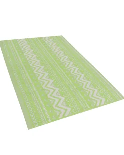 Beliani Ulkomatto Vaaleanvihrea 120 X 180 Cm Nagpur Store