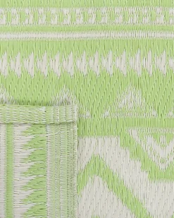 Beliani Ulkomatto Vaaleanvihrea 120 X 180 Cm Nagpur Store