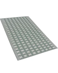 Beliani Ulkomatto Vihrea 90 X 180 Cm Vihrea Rohtak Hot