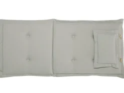 Beliani Ulkoruokailuryhma 6-Istuttava Akaasiapuinen Ruskeanharmailla Pehmusteilla Java Cheap