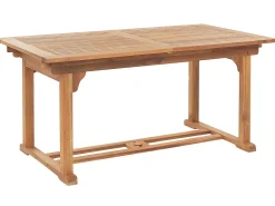 Beliani Ulkoruokailuryhma 6-Istuttava Vaalea Puu Java Best Sale