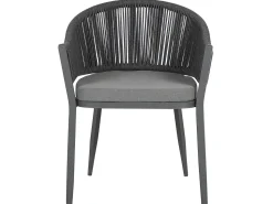 Beliani Ulkoruokailuryhma Metallinen Harmaa Mileto Hot